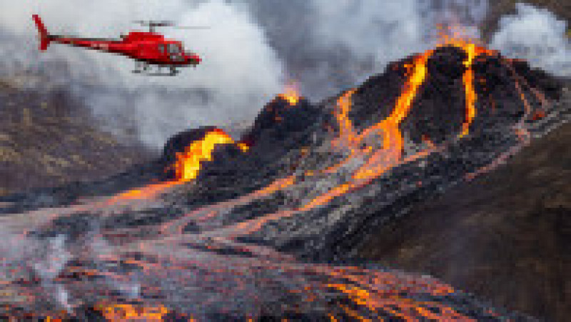 Vulcanul Fagradalsfjall a erupt pe 19 martie 2021, după săptămâni întregi de cutremure. Foto: GettyImages | Poza 4 din 5