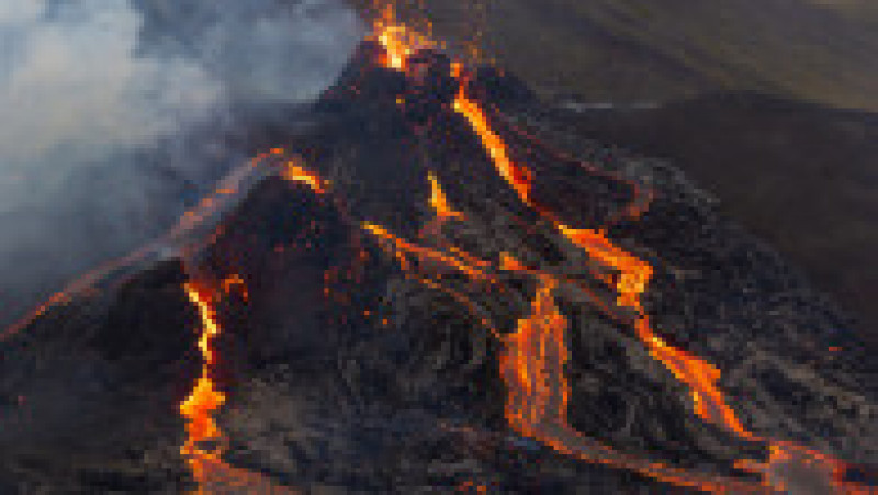 Vulcanul Fagradalsfjall a erupt pe 19 martie 2021, după săptămâni întregi de cutremure. Foto: GettyImages | Poza 5 din 5