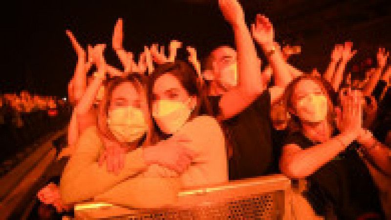 5.000 de oameni au participat la un concert rock în Barcelona, în plină pandemie. Foto: Profimedia Images | Poza 5 din 6