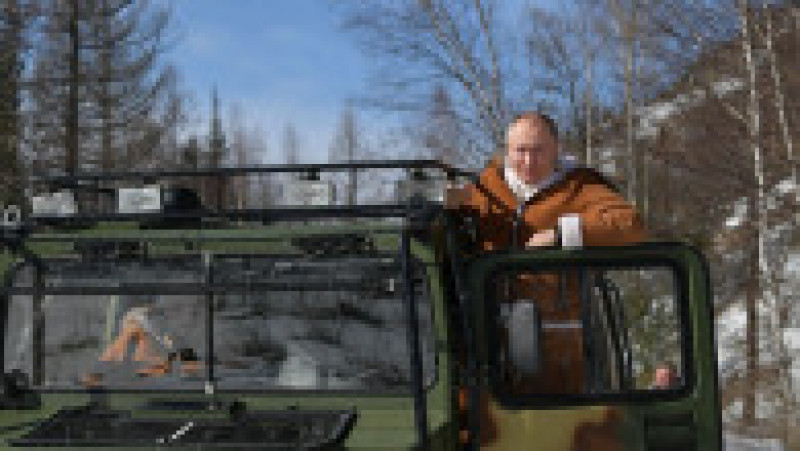 Vladimir Putin în taigaua siberiană. Foto: kremlin.ru | Poza 1 din 6