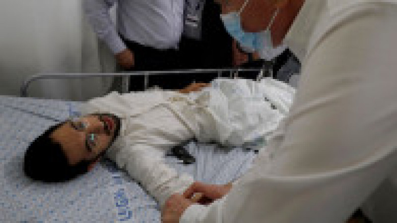 Supaviețuitor al busculadei din Israel, soldată cu zeci de morți și răniți. Foto: Profimedia Images | Poza 4 din 6
