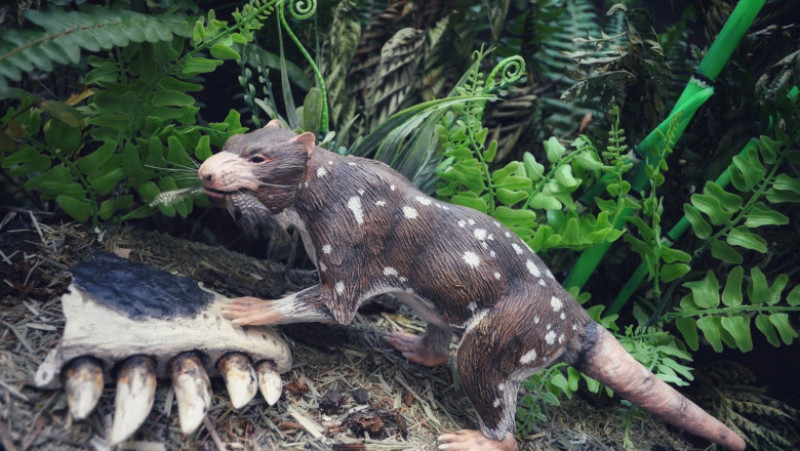 Fosile ale unei noi specii de mamifer descoperite în Chile. Foto: inach.cl