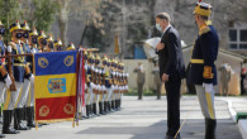 Președintele Klaus Iohannis participă la ceremonia de la Institutul Cantacuzino. Foto: Inquam Photos/ George Călin | Poza 3 din 5