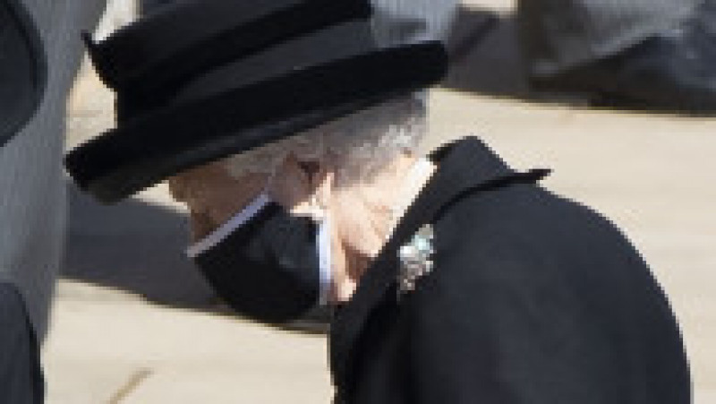 Regina Elisabeta a II-a, la funeraliile soțului ei, prințul Philip, cu care a fost căsătorită timp de 73 de ani Foto: Profimedia | Poza 38 din 41