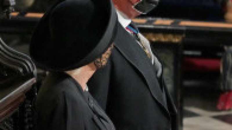 Prințul Charles și Camilla, ducesa de Cornwall, la funeraliile prințului Philip în capela St. George Foto: Profimedia | Poza 14 din 31