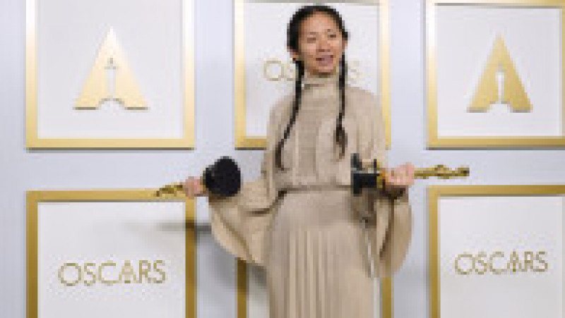 Chloe Zhao, la Gala Premiilor Oscar 2021. FOTO: Agerpres | Poza 1 din 7