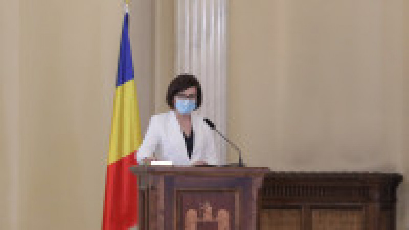 Ioana Mihăilă a depus jurământul ca ministru al sănătății în prezența președintelui Klaus Iohannis. Foto: Inquam Photos / Octav Ganea | Poza 3 din 6