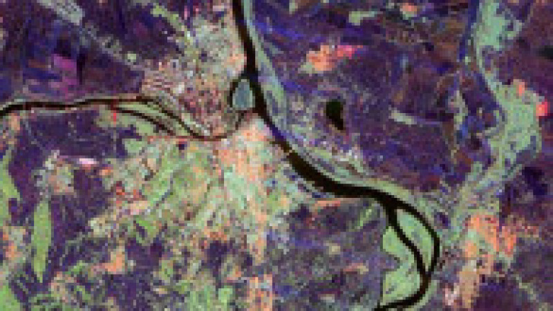 Orașul Belgrad văzut din spațiu. Foto: NASA/Earthview | Poza 8 din 8