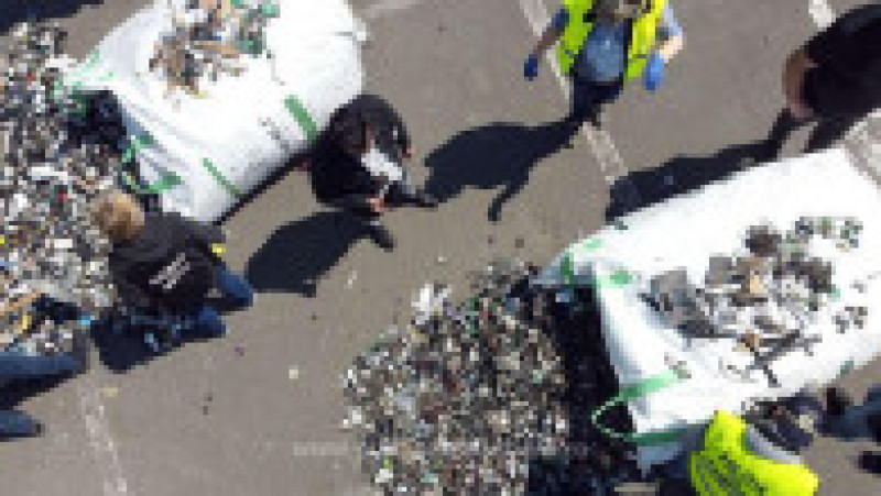 Zece containere încărcate cu deșeuri, depistate în Portul Constanţa Sud Agigea. Sursa foto: Politia de Frontieră | Poza 2 din 6