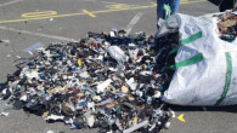 Zece containere încărcate cu deșeuri, depistate în Portul Constanţa Sud Agigea. Sursa foto: Politia de Frontieră | Poza 5 din 6