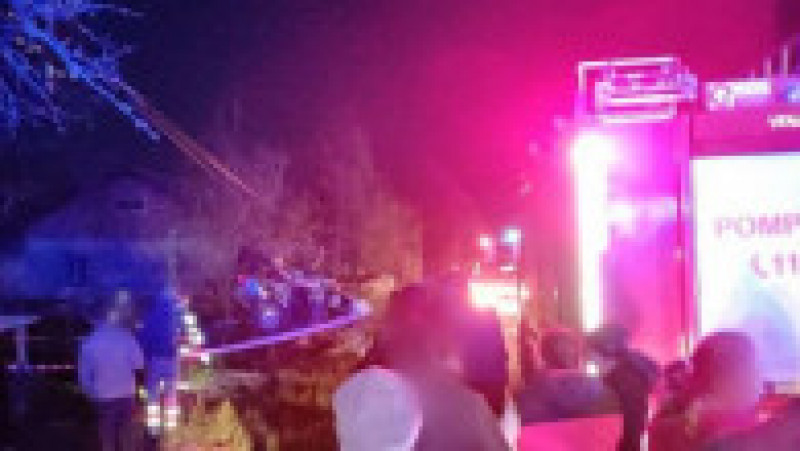 Accident grav pe raza localităţii Clit, județul Suceava. O persoană a murit şi alta a fost grav rănită în urma coliziunii dintre un tractor şi un autoturism. Foto: ISU Suceava | Poza 1 din 5