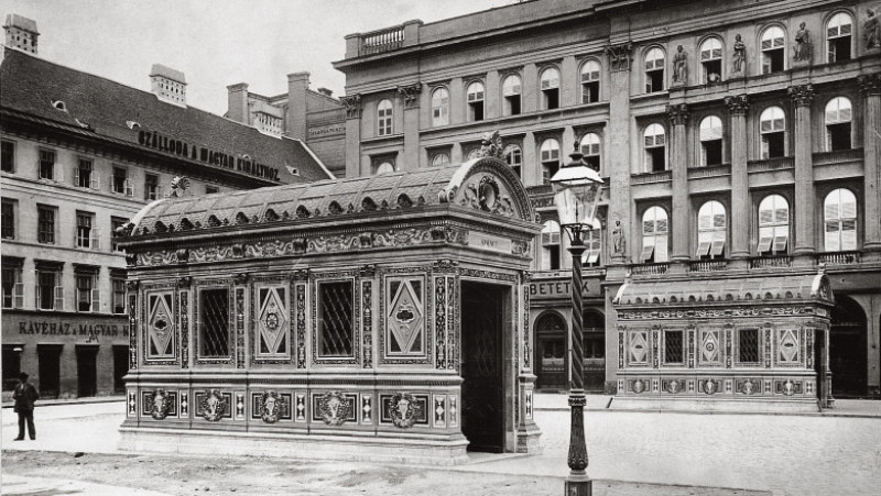 Stația de metrou din Piața Gisela, în 1896. Sursa foto: Profimedia Images