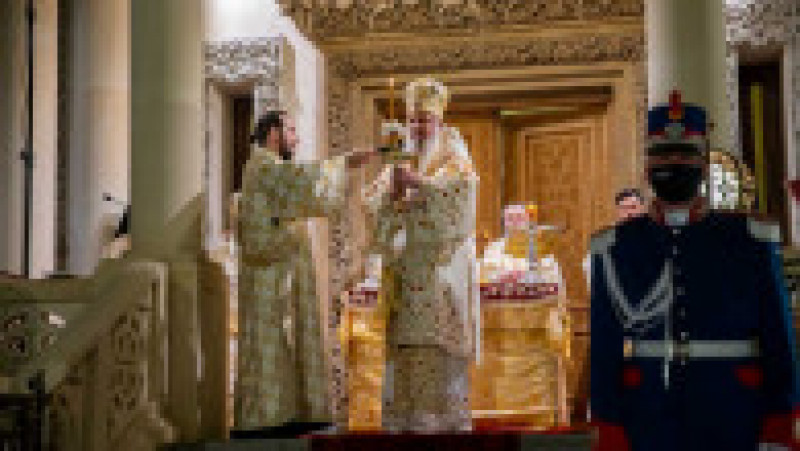 Slujba de înviere de la Patriarhie. Foto: Basilica.ro | Poza 8 din 10