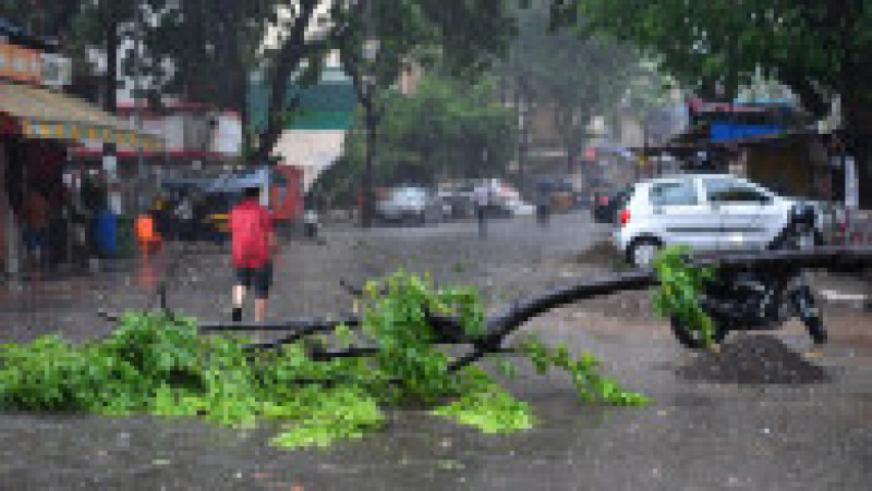Statul indian Gujarat se pregătește să fie lovit de ciclonul Tauktae, cea mai puternică furtună care a lovit regiunea în ultimii 25 de ani. Sursa foto: AFP PHOTO / NOAA/CIRA/RAMMB / HANDOUT / Profimedia Images | Poza 6 din 9