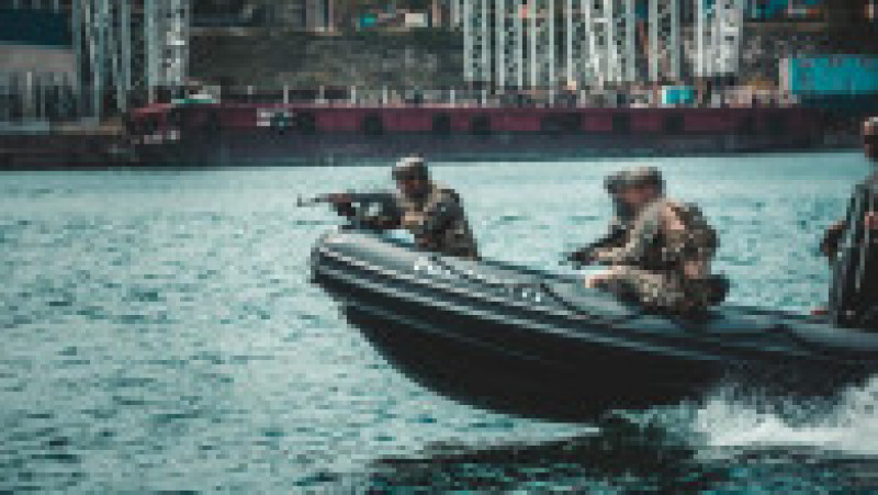 Trupele speciale se instruiesc să intervină cât mai rapid în cazul în care navele românești ar cădea în mâna inamicilor. Foto: Ministerul Apărării Naționale/ Facebook | Poza 5 din 8