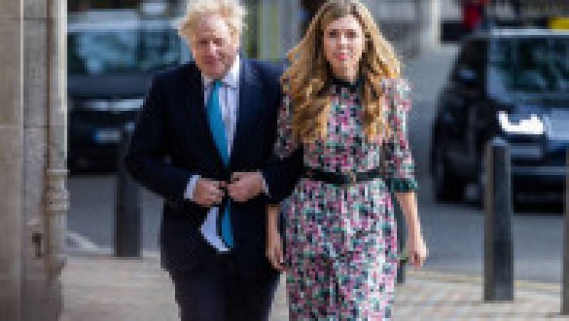 Boris Johnson are 56 de ani, iar Carrie Symonds - 33 de ani Foto: Profimedia | Poza 3 din 6