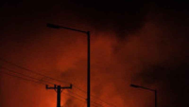 Incendiu de vegetație în Alepochori, regiunea Attica, la 70 de kilometri de Atena. Foto: Profimedia Images | Poza 4 din 6