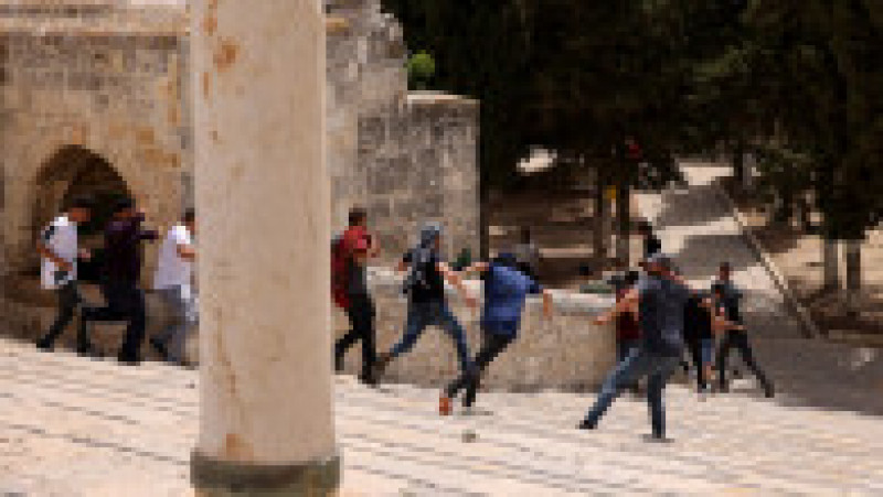 Noi ciocniri între palestinieni și polițiștii israelieni. Foto: Profimedia Images | Poza 6 din 9