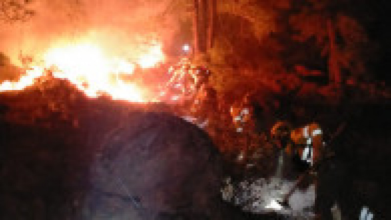Pompierii se luptă de trei zile cu un incendiu masiv în Tenerife. Peste 3.300 de hectare de vegetaţie au ars. FOTO: Twitter Seguridad Cabildo de Tenerife | Poza 3 din 5