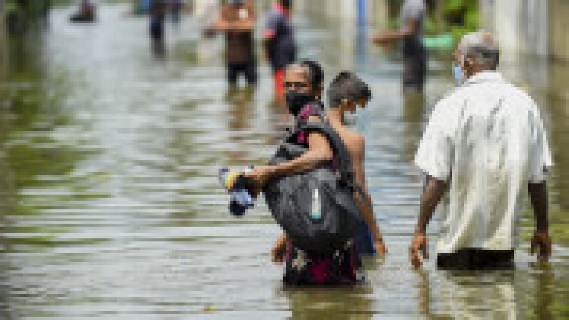 Muson în Sri Lanka: Cel puţin 17 morţi în urma inundaţiilor şi a alunecărilor de teren. Foto: Profimedia | Poza 7 din 11