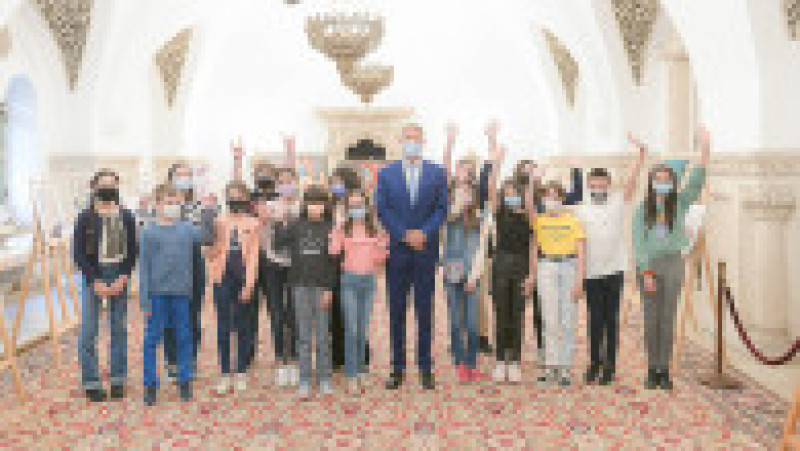 Președintele Klaus Iohannis a participat la mai multe evenimente dedicate copiilor, de 1 iunie, la Palatul Cotroceni. Foto: Administrația Prezidențială | Poza 2 din 4