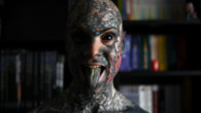 Sylvain Hélaine, alias Freaky Hoody, are tatuaje inclusiv pe limbă Foto: Profimedia | Poza 2 din 12