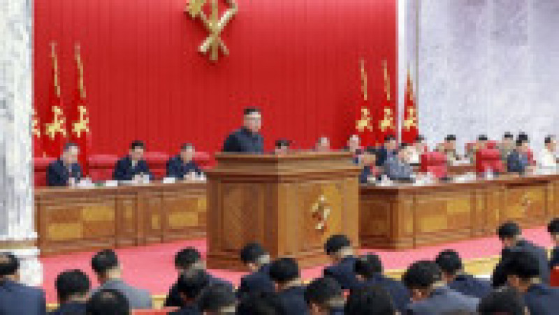 Kim Jon-un la Comitetul Central al Partidului Muncitorilor din Coreea de Nord FOTO: Profimedia Images | Poza 4 din 8