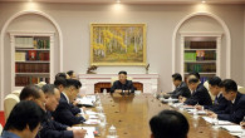 Kim Jon-un la Comitetul Central al Partidului Muncitorilor din Coreea de Nord FOTO: Profimedia Images | Poza 2 din 8