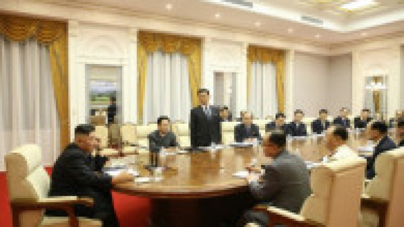 Kim Jon-un la Comitetul Central al Partidului Muncitorilor din Coreea de Nord FOTO: Profimedia Images | Poza 1 din 8