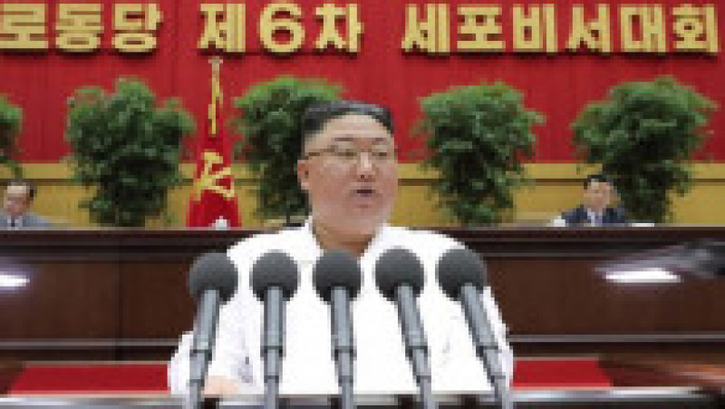 Kim Jon-un la Comitetul Central al Partidului Muncitorilor din Coreea de Nord FOTO: Profimedia Images | Poza 6 din 8