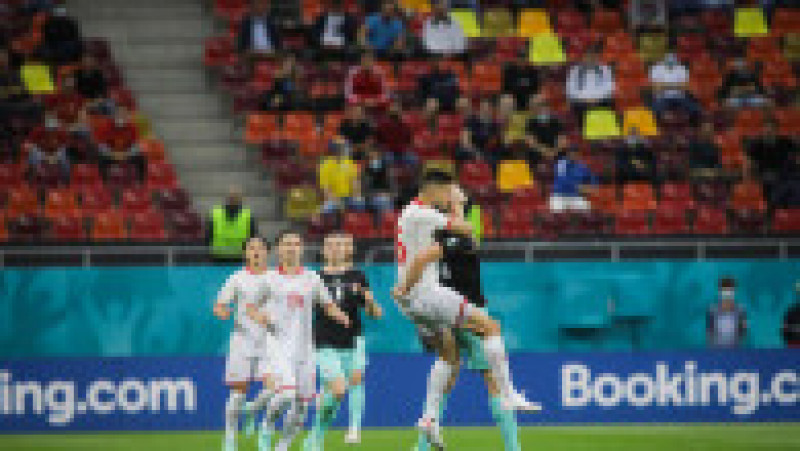 Echipele de fotbal ale Austriei și Macedoniei de Nord s-au întâlnit la București, pe Arena Națională, în cadrul Campionatului European EURO 2020. Foto: Inquam Photos / Octav Ganea | Poza 2 din 7