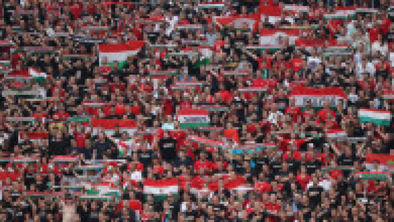 Fanii Ungariei își încurajează naționala pe Puskas Arena la EURO 2020 Foto: Profimedia | Poza 2 din 7