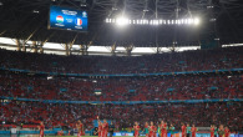 Meciul Ungaria - Portugalia de la EURO 2020 s-a desfășurat în fața unei arene pline de spectatori Foto: Profimedia | Poza 5 din 7