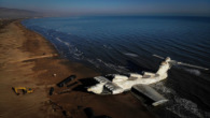 Singurul exemplar de Ekranoplan din lume a fost adus pe țărmurile din Derbent, Daghestan Foto: Profimedia | Poza 16 din 20