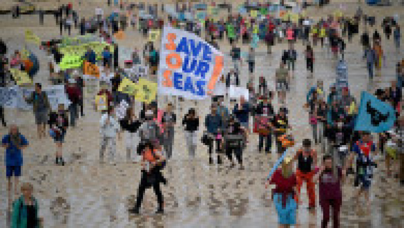 Protest pe plajă la Summitul G7. Foto: Profimedia Images | Poza 5 din 6