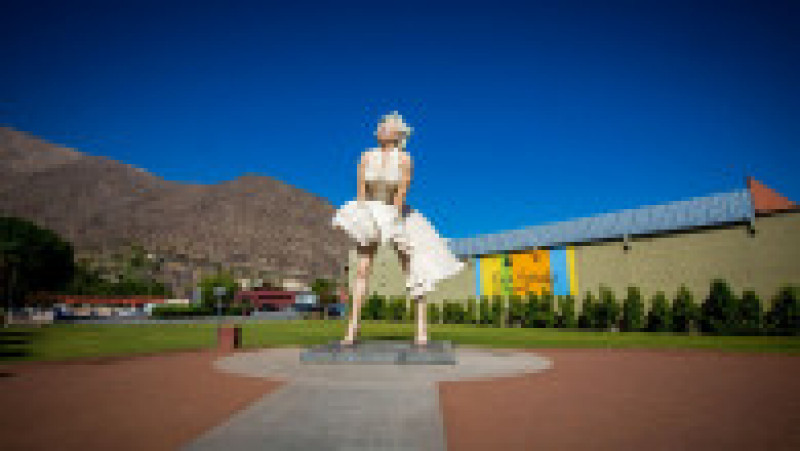 Statuia actriței Marilyn Monroe, amplasată lângă Muzeul de Artă din Palm Springs. Foto: Profimedia Images | Poza 3 din 9