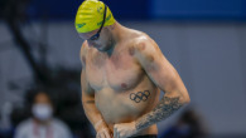 Înotătorul Kyle Chalmers pregătindu-se pentru semifinala la 100 metri liber Foto: Profimedia | Poza 3 din 11