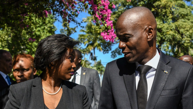 Martine Moise a fost și ea rănită în atacul în care a murit președintele din Haiti. Foto: Profimedia