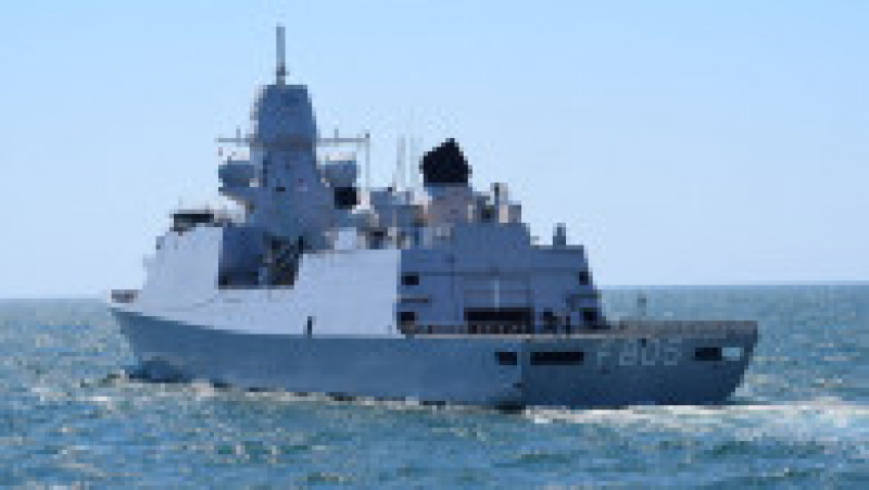 Fregata olandeză Evertsen are la bord un echipaj de 170 de oameni Foto: Forțele Navale Române | Poza 12 din 22