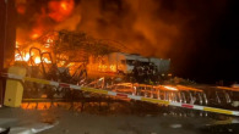 Incendiu major la o fabrică de mase plastice din Thailanda. Foto: Profimedia Images | Poza 8 din 11