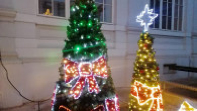 În plin cod galben de caniculă, Primăria Arad se pregătește deja pentru Crăciun. FOTO: Facebook Călin Bibarț | Poza 10 din 10