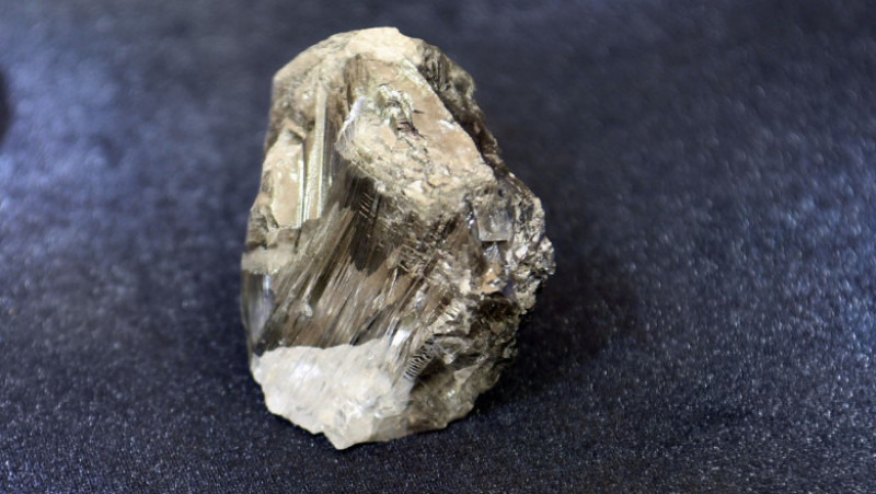 Diamantul de 1.174 de carate descoperit de compania Lucara în Botwsana. Sursa foto: Profimedia Images