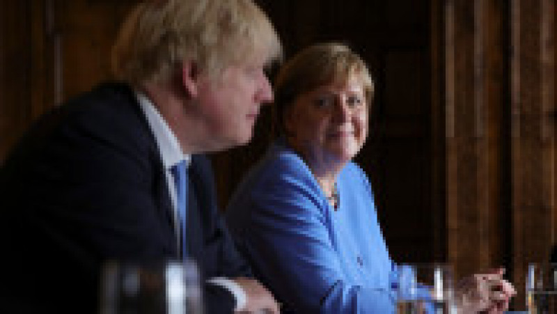 Boris Johnson și Angela Merkel au vorbit despre comerț și relațiile post-Brexit Foto: Profimedia | Poza 19 din 22