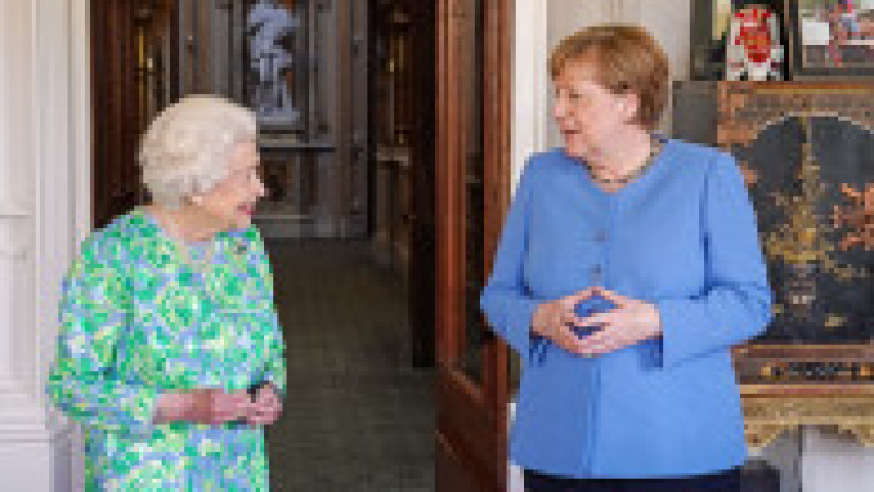 Este pentru a treia oară când Regina Elisabeta a II-a o primește pe Angela Merkel în audiență privată Foto: Profimedia | Poza 3 din 22