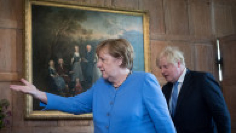 Pentru Angela Merkel este ultima vizită în Marea Britanie în calitate de cancelar Foto: Profimedia | Poza 15 din 22