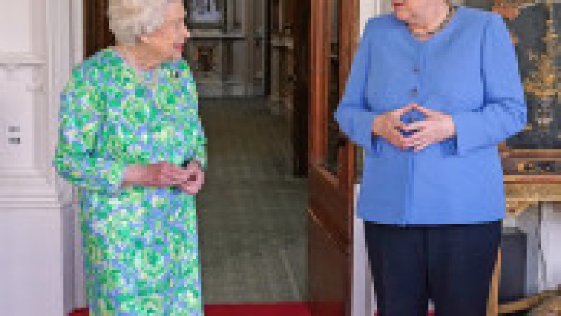 Regina Elisabeta a II-a a primit-o pe Angela Merkel la Palatul Windsor în vizită de adio Foto: Profimedia | Poza 30 din 41