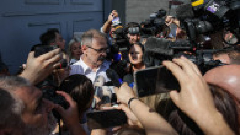 Liviu Dragnea face primele declarații după ieșirea din închisoare. Foto: Inquam Photos/ Octav Ganea | Poza 4 din 6