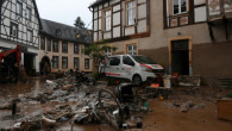Inundațiile au provocat pagube imense în vestul Germaniei. Foto: Profimedia | Poza 9 din 14
