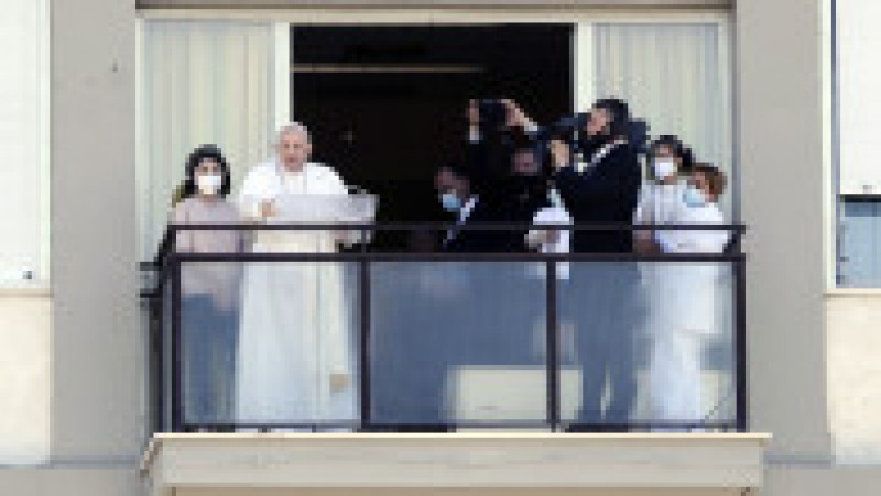 Papa Francisc, prima apariţie publică după operaţie. Foto: Profimedia | Poza 9 din 10
