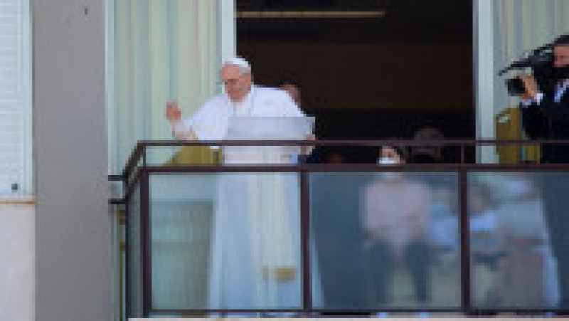 Papa Francisc, prima apariţie publică după operaţie. Foto: Profimedia | Poza 7 din 10